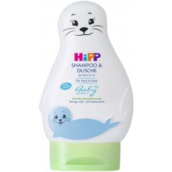 Hipp Babysanft dětský šampon na vlasy a tělo Seal 200 ml