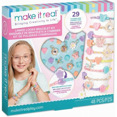 MAKE IT REAL DIY Linked Looks kreativní sada pro výrobu náramků – Hledejceny.cz