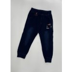 chlapecké stylové džíny na gumu tmavě modré – Sleviste.cz