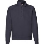 Fruit of the Loom Mikina Premium Zip Neck Sweat Deep Navy – Hledejceny.cz