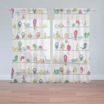 Záclony Ptáčci: 2 ks - 150x250 cm - Sablio – Hledejceny.cz