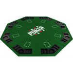 GamesPlanet Skládací pokerová podložka zelená (b) – Zboží Dáma