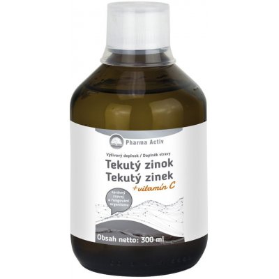 Pharma Activ Koloidní zinek + Vitamín C liquid 300 ml – Zboží Mobilmania