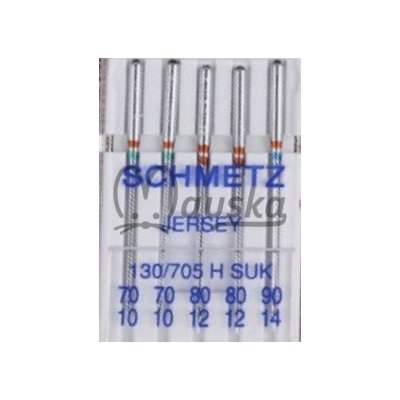SCHMETZ JERSEY STRETCH JEHLY 130/705 H-SUK 2x70, 2x80, 1x90 – Zboží Dáma