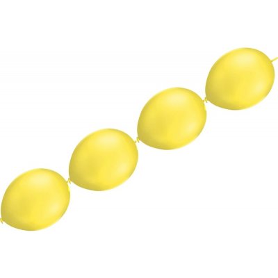 Balónky řetězové žluté