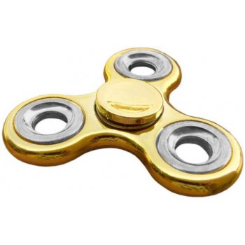 Fidget spinner metalický zlatý