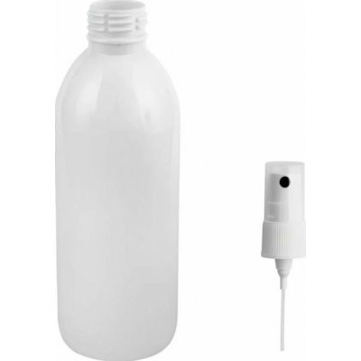 Tera Plastová lahvička bílá s kosmetickým rozprašovačem 300 ml – Hledejceny.cz