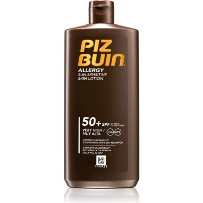 Piz Buin Allergy mléko na opalování pro citlivou pokožku SPF50+ 400 ml