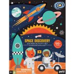 Petit Collage Znovupoužitelné samolepky se scénou Vesmírný průzkum – Zboží Dáma