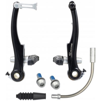 Čelisťové brzdy V-Brake iBike černé 110 mm oboustranné – Zboží Dáma