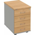 Hobis K 34 C N 4 zásuvky napříč 60 cm dub šedá – Hledejceny.cz
