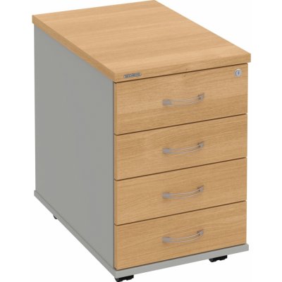 Hobis K 34 C N 4 zásuvky napříč 60 cm dub šedá – Hledejceny.cz