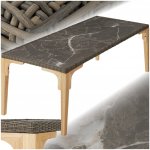 tectake Ratanová Foggia 196x87x76cm natur – Hledejceny.cz