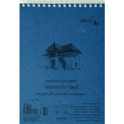 SM.LT Akvarelový papír SMLT Watercolor pad A4 280g 35 listů v bloku – Zboží Dáma