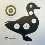 Papírový terč Venox 14x14 Kachna – Zboží Dáma