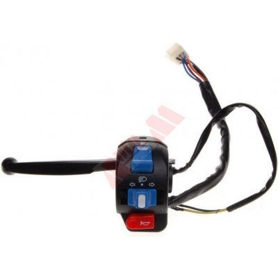 přepínač levý s páčkou - skútr 8 pin + spínač brzd.světla – Sleviste.cz