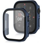 VSECHNONAMOBIL 67664 PC FULL COVER Plastový kryt so sklom pre Apple Watch SE / SE 2022 / SE 2023 / SE 2025 (40mm) modrý – Zboží Živě