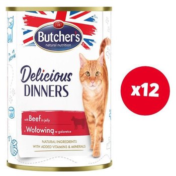 Butcher's Delicious Dinners kawałki z wołowiną w galaretce 400 g