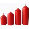 Svíčka Provence adventní červená 4 x 6,5 8,5 10 a 12 cm