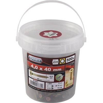 CONNEX UNI-vruty TX 4,0x40 mm, 500 ks – Sleviste.cz