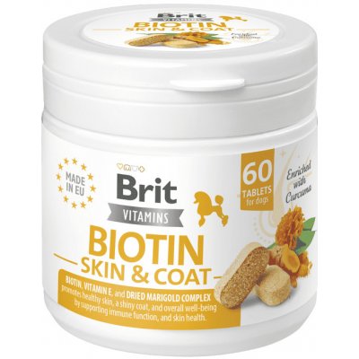 Brit Vitamins Biotin Skin & Coat Care 120 g – Zbozi.Blesk.cz