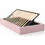 AMI Nábytek Velvet Kids Line Box s roštem a úložným prostorem růžová – Zboží Dáma