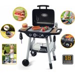 Smoby 24497 kuchyňka Barbecue gril černo-stříbrný na kolečkách se 17 doplňky – Zboží Dáma