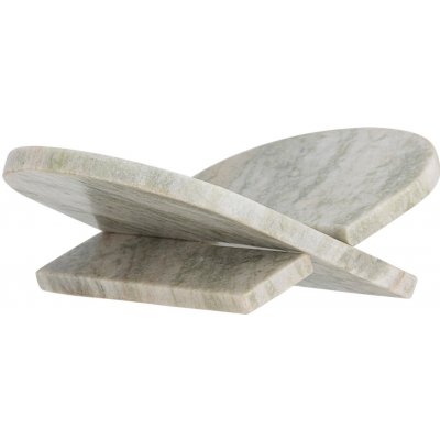 Bloomingville Béžový mramorový stojan na knihy Naza 28 x 20 cm – Zboží Dáma