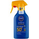 Nivea Sun Protect & Moisture hydratační spray na opalování SPF50+ 270 ml – Hledejceny.cz