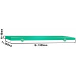 G.Gastro Krájecí deska pro řeznický stůl - 1000x600 mm - Tloušťka: 40 mm - HACCP vyhovuje - PE 500 (HDPE) - zelená - se 4 zátkami - vhodné do myčky - D9784991 – Zboží Dáma