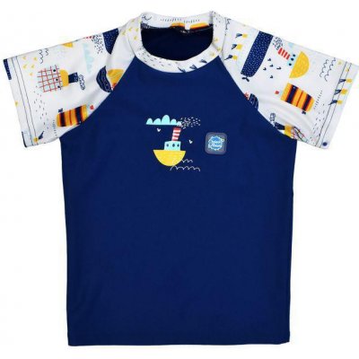 Splash About Plážové UV triko pro děti krátký rukáv Tug Boats – Zboží Dáma