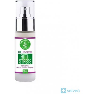 Zelená Země CBD antistress sprej s ašvagandou 30 ml – Zboží Dáma