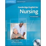 Cambridge English for Nursing Pre-intermediate Student's Book with Audio CD – Sleviste.cz