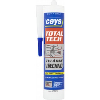 Ceys Total Tech univerzální lepidlo 290 ml bílé