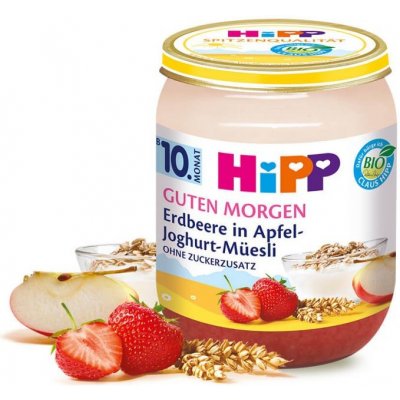 Hipp Bio Guten Morgen Jahody jablko a jogurt 160 g – Zbozi.Blesk.cz