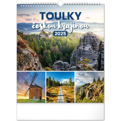 NOTIQUE Nástěnný Toulky českou krajinou 30 x 34 cm 2025 – Zbozi.Blesk.cz