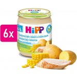 HiPP Bio Bramborová pyré s kukuřicí a krůtím masem 6 x 125 g – Hledejceny.cz