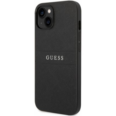 Pouzdro Guess PU Leather Saffiano iPhone 14 černé – Zboží Mobilmania