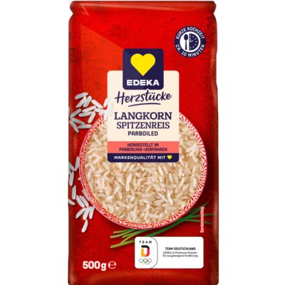 Edeka Parboiled rýže dlouhozrná předvařená 0,5 kg – Zboží Dáma