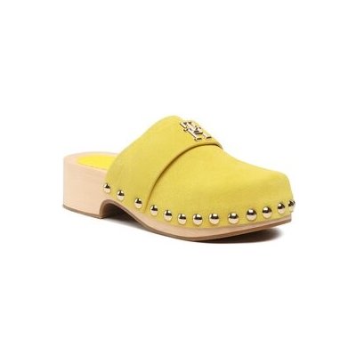 Tommy Hilfiger nazouváky Th Clog Suede FW0FW07171 Vivid yellow