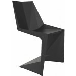 Vondom dětská plastová jídelní židle Voxel Mini černá – Sleviste.cz