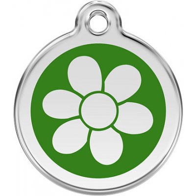 Red Dingo Květina zelená M 30 mm – Zboží Mobilmania