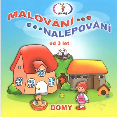 Domy Malování nalepování A5