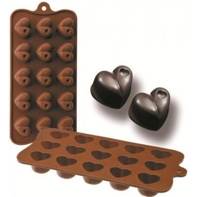 Ibili Formičky na čokoládu srdce 10,5x21cm – Zboží Mobilmania