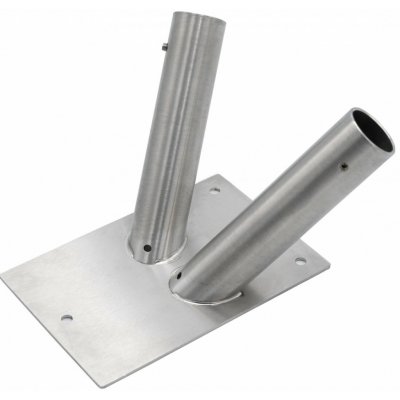 Fasádní držák na vlajku - nerezový - Dvouramenný – Zboží Dáma