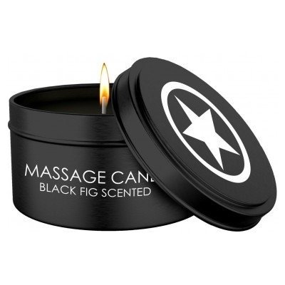 Ouch! Massage Candle Disobedient Scented Black, masážní svíčka s vůní černého fíku – Zboží Mobilmania