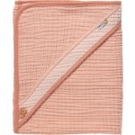 Bébé-Jou Mušelínový ručník s kapucí Pure Cotton Pink – Zboží Dáma