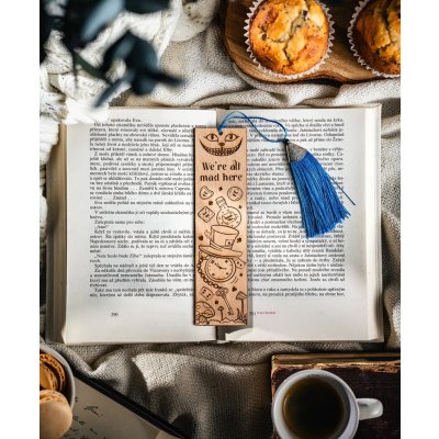Dřevěná záložka: Alenka v říši divů - Šklíba - buk – Hledejceny.cz