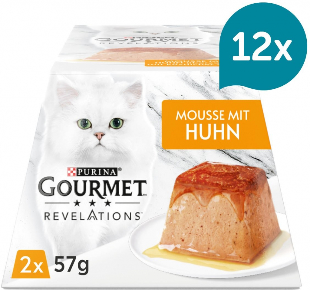 Gourmet Revelations pěna v omáčce s kuřecím masem 12 x 2 x 57 g