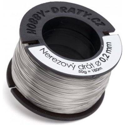 Hobby dráty manumi Nerezový drát 0,2/50g – Hledejceny.cz